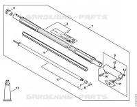 Carbon Rallonge de tube 1 m HT KM, HL KM pour Stihl KM 55 R