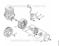 Dispositif d'allumage, Embrayage pour Stihl KM 55 C-E