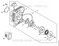 Dispositif de lancement ErgoStart KM 55 C E pour Stihl KM 55 C-E