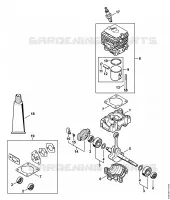 Carter, Cylindre pour Stihl KM 56 RC-E