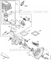 Carter, Cylindre pour Stihl KM 85