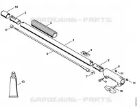 Rallonge de tube 0,5 m HL KM 0°, HL KM 135°, HT KM, SP KM pour Stihl KM 85 R
