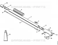 Rallonge de tube 0,5 m HL KM 0°, HL KM 135°, HT KM, SP KM pour Stihl KM 94 RC-E
