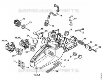 Carter de réservoir pour Stihl MS 361