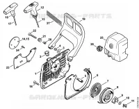 Dispositif de lancement pour Stihl MS 361-W