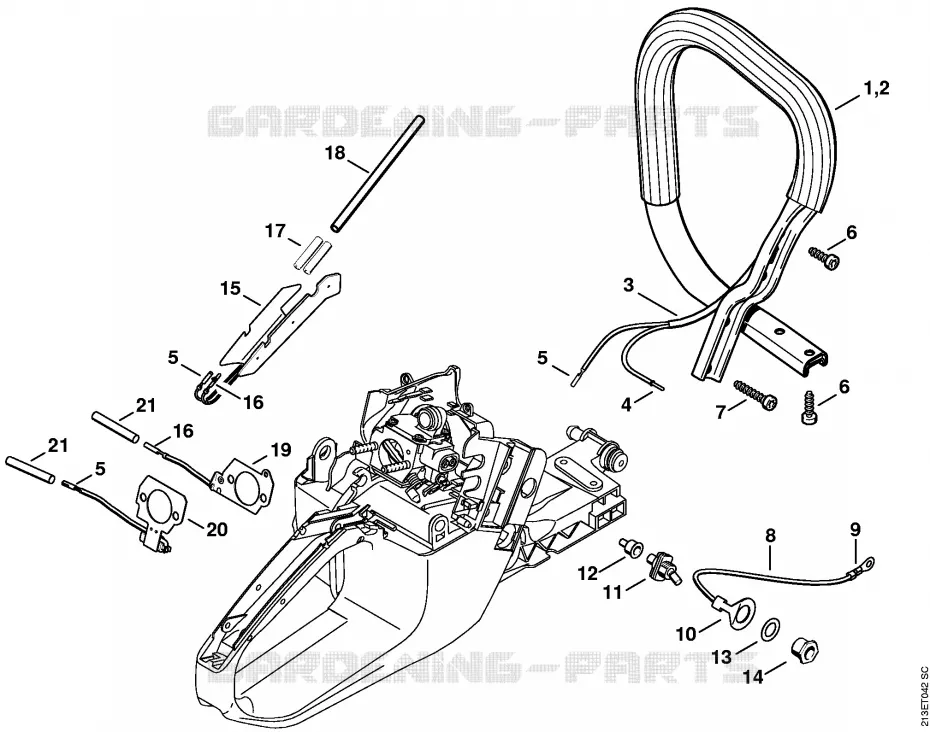 Chauffage Stihl Tronçonneuses Tronçonneuses Tronçonneuses thermiques MS MS 361-W  MS 361-W
