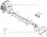 Tube complet pour Stihl KM 130