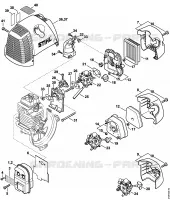 Silencieux, Filtre à air pour Stihl KM 130 R