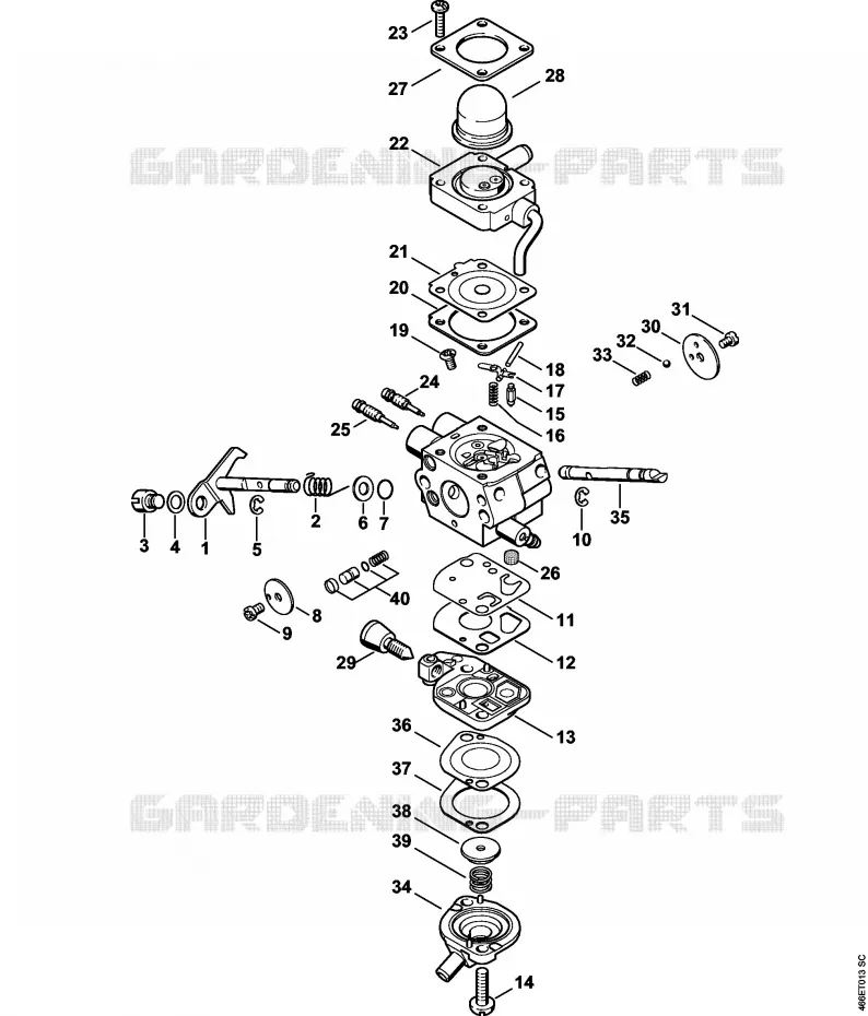 Carburateur C1Q-S176 Stihl Combisystèmes et multisystèmes Combisystèmes et multisystèmes Moteurs CombiSystème KM 130 R  KM 130 R