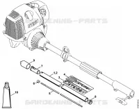BF KM Tube complet pour Stihl BF-KM