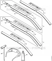 FCB KM, Tube complet pour Stihl FCB-KM - 4137