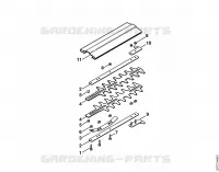 Couteau pour Stihl FH-KM 0° - 90°
