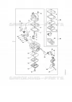 Carburateur C1Q S235, C1Q 100357 (14.2017) pour Stihl MS 362 C-M