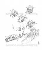Support de carburateur pour Stihl MS 362 C-M