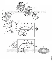 Système d'allumage, volant moteur pour Stihl MS 362 C-M