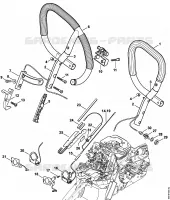 Chauffage pour Stihl MS 362 C-M VW