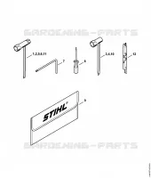 Outils, Accessoires optionnels pour Stihl MS 362 C-M VW