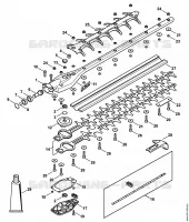 Réducteur 0° 500 mm pour Stihl HL-KM 0°