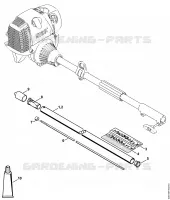Tube complet pour Stihl HL-KM 0°
