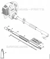 Tube complet pour Stihl HL-KM 135°