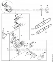 Réducteur 1/4'' 8d pour Stihl HT-KM