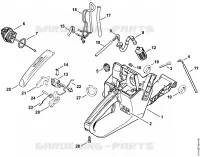 Carter de réservoir pour Stihl MS 381