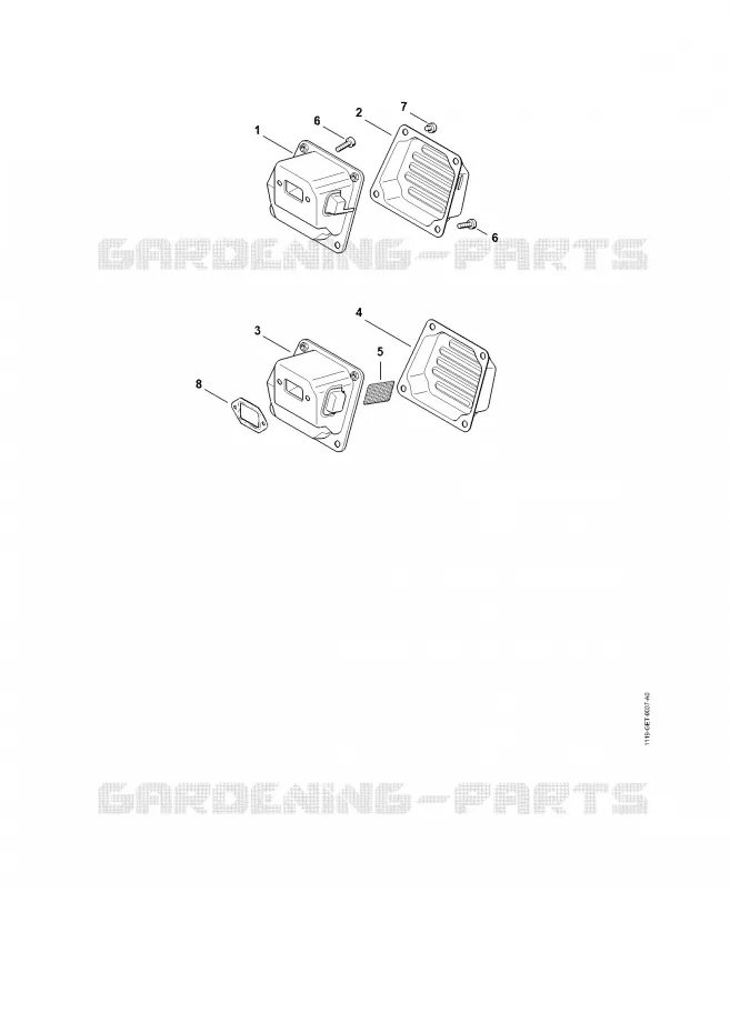Silencieux Stihl Tronçonneuses Tronçonneuses Tronçonneuses thermiques MS MS 381  MS 381