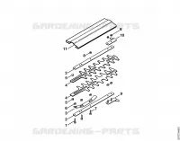 FH, Barre de coupe pour Stihl FH 0° - 90°