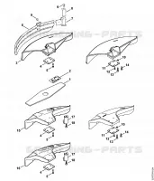 Outils de coupe, Capot protecteur (18.2017) pour Stihl FS