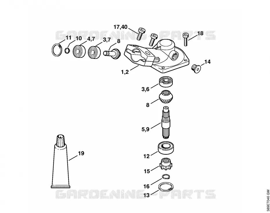 HL Engrenage d'angle 30° Stihl Combisystèmes et multisystèmes Combisystèmes et multisystèmes Outils CombiSystème HL 30°  HL 30°