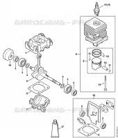 Carter, Cylindre pour Stihl MM 55