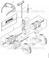 Outils, Accessoires optionnels pour Stihl MM 55