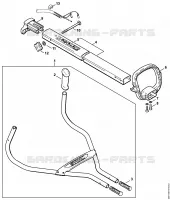 Poignée tubulaire pour Stihl MM 55