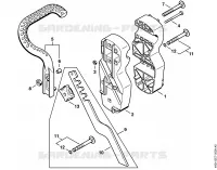 Bride pour Stihl MM 56