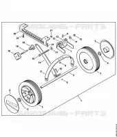 Kit de montage de roues pour Stihl MM 56