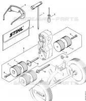 Outils, Accessoires optionnels pour Stihl MM 56