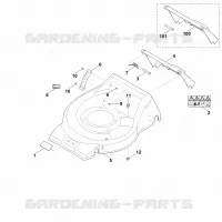 B   Carter pour Stihl RM 248.0
