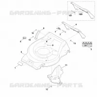 B   Carter pour Stihl RM 248.0 T