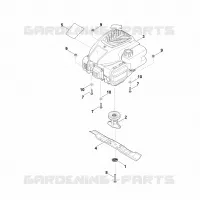 D   Moteur, lame pour Stihl RM 248.1