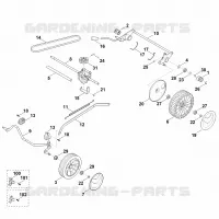 C   Entraînement, Transmission pour Stihl RM 248.1 T