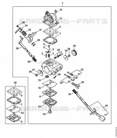 Carburateur WTE 16 pour Stihl MS 391