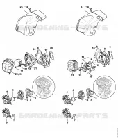 Support de carburateur, Filtre à air, Capot pour Stihl MS 391