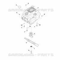D   Moteur, lame pour Stihl RM 253.2 T
