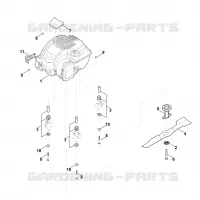 D   Moteur, lame pour Stihl RM 3.0 RT