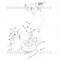 B   Carter pour Stihl RM 3.1 RT