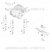 D   Moteur, lame pour Stihl RM 443.0