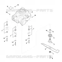 D   Moteur, lame pour Stihl RM 448.0 VC