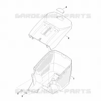 E   Bac de ramassage pour Stihl RM 448.1 TC