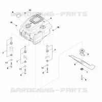 D   Moteur, lame pour Stihl RM 448.1 TX