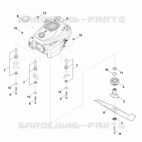 D   Moteur, lame pour Stihl RM 448.1 VC